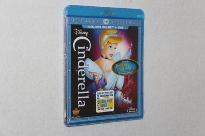 2016 kids Blue ray Cinderella cartoon disney dvd Movies for children Blu-ray movies