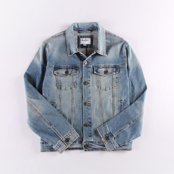 98% Algodon 2% Spandex Men'S Denim Jacket M L XL 2XL