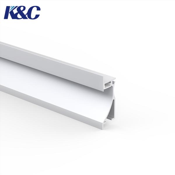 6061-T6 alloy LED Skirting Profiles efficient heat dissipation