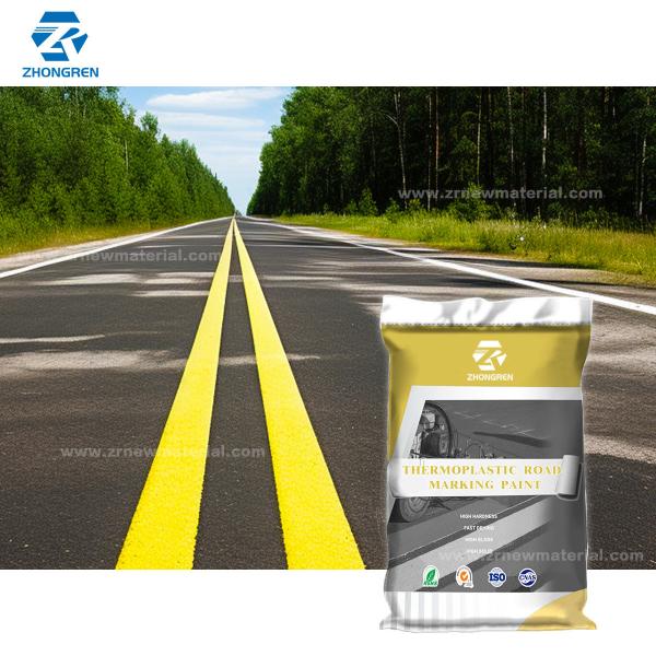 High Compressive Strength Yellow Thermoplastic Road Paint for Road Marking on Highways