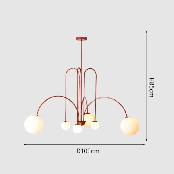 Nordic Minimalist Pendant Light for Living Room Restaurant Lamp（WH-AP-668）