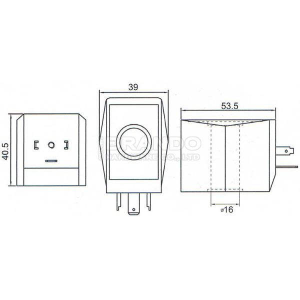 220V катушка соленоида DC AC 24V для клапана соленоида CKD AB31 AB41 ADK11