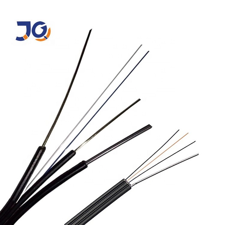 Куртка кабеля падения LSZH оптического волокна прочности FTTH Kfrp