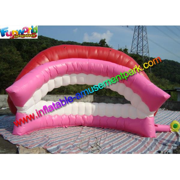 Красное популярное раздувное промотирование зубов губ дам знаков рекламы