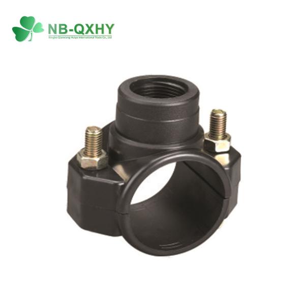 Matériau PP Pipe Fitting Clamps en acier inoxydable selle tête ronde Code facile à installer
