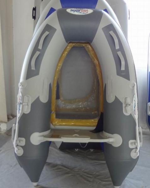 7 Ft 6 Inch Transparent Inflatable Boat Full Colors Removable 2 Person Inflatable Boat