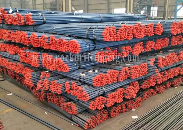 H19 / H22 Rock Drilling Tools , Carbon Steel Drill Steel Rod For Jack Hammer