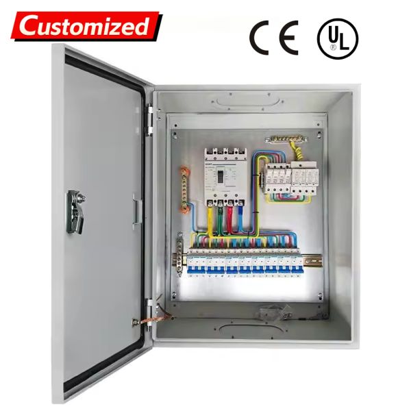 IP55-rated Stainless Steel Electrical Distribution Box 380V Power Distribution Cabinet for Outdoor Industrial Use