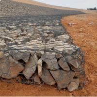 As gaiolas de aço 245g/M2 zincam cestas tecidas 2.7mm de Gabion