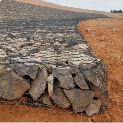 Steel Cages 245g/M2 Zinc 2.7mm Woven Gabion Baskets