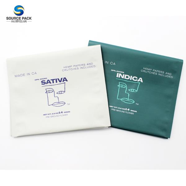 15g 20g 25g Customized Ziplock Plastic Cigarette Tobacco Bags