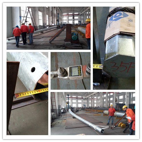 2.5kn-200kn Стальной силовой столб горячим оцинкованным для передачи энергии