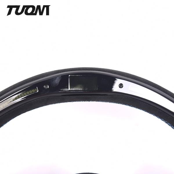 Racing Sports Matte Bmw Carbon Fiber Steering Wheel LED Full Alcantara ODM