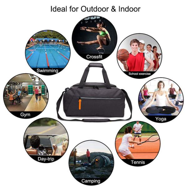 Simple Plain Anti Theft Travel Bag Lightweight Waterproof Bag Polyester