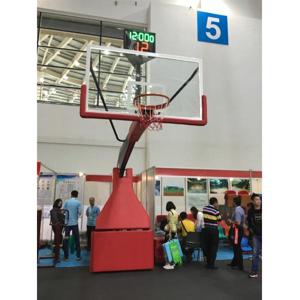 Tempered Glass Basketball Hoop Backboard Hydraulic Match Basketball System