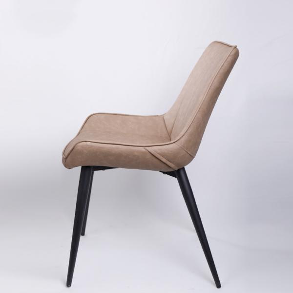 Luxury Restaurant Fabric Modern Dining Chairs , Velvet Dining Room Chairs Colourful
