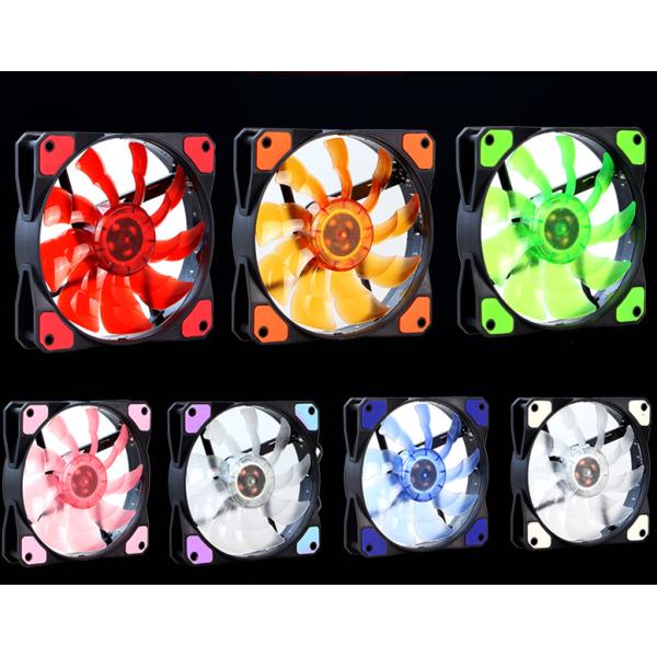 NEW case fan 12v 120*120*25mm with 15 LED