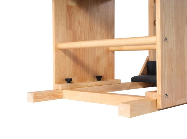 Oak Wood Pilates Ladder Barrel U+PL008 with Traditional Curved Barrel Design