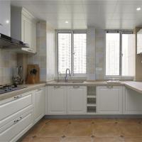 Dessin 3D Armoire de cuisine en bois massif moderne