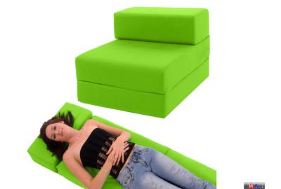 Upholstery Cushioning Memory Foam Sofa Bed 190 * 90 * 5cm Size Knitting Covers