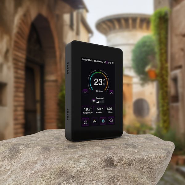 LCD Color Touchscreen Smart Wifi Thermostat  With Temperature Humidity CO2 Sensor