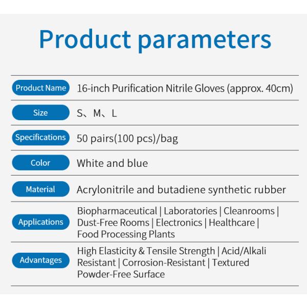 Guantes de nitrilo desechables sin látex sin polvo de grado médico e industrial azul / rosa tamaños XS-L aprobado por la FDA protección flexible y cómoda