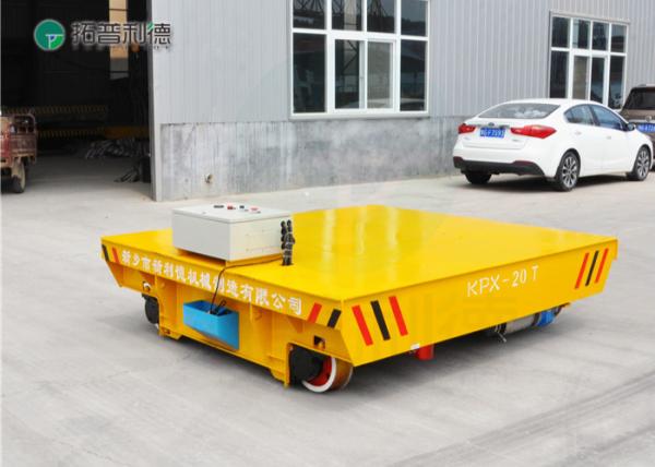 Material handling equipment 15 ton transfer cart battery powered applied in outdoor working site
