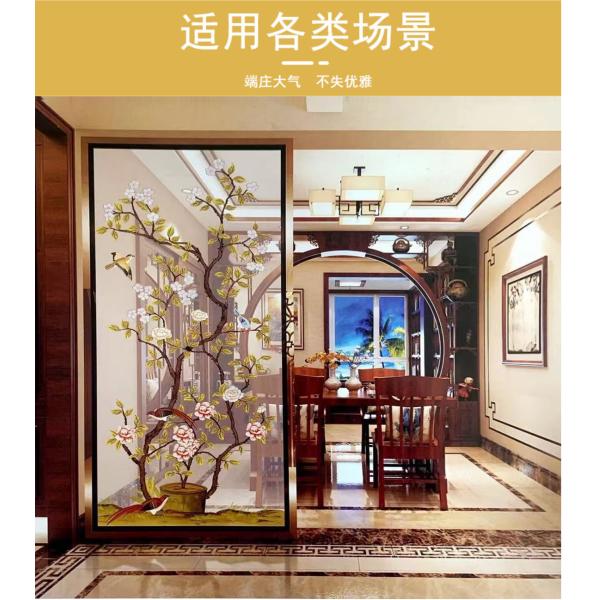 Домашнее украшение Упругое искусство стекло китайское искусство деко для стены