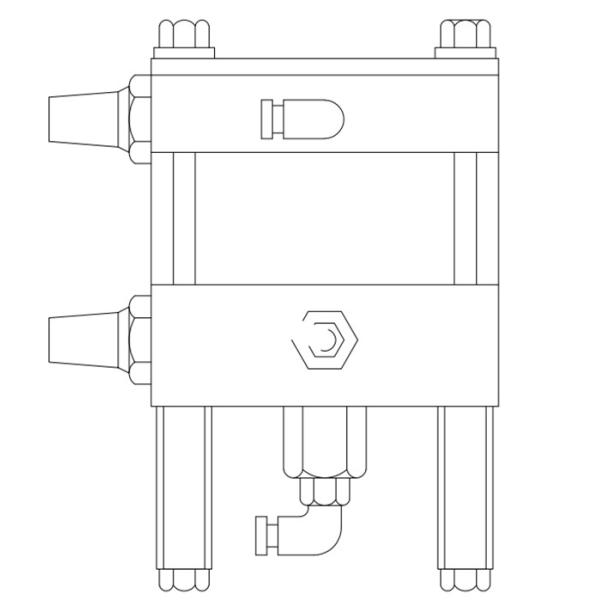 Barre liquide à haute pression liquide pneumatique de la pression 2250 de pompe