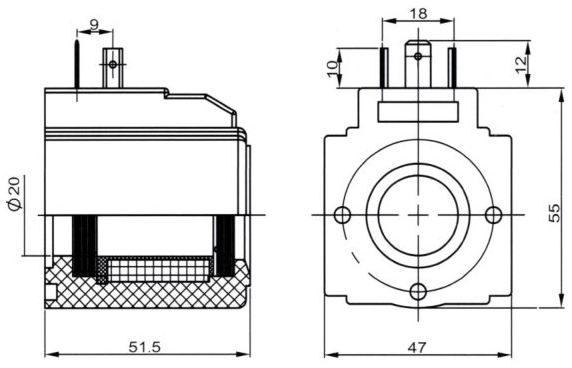Тип катушка 110VAC 50Hz 120VAC 60Hz 33W Northman соленоида водяной задвижки