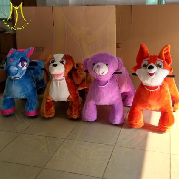 Hansel cheap baby walking children toys battery operated animal amusement rides