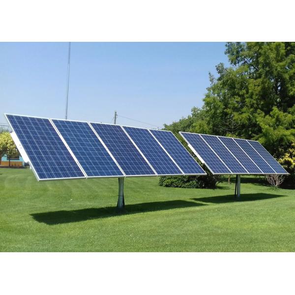 Automatic 1 Axis Solar Tracker Mounting Structure 60 Degree