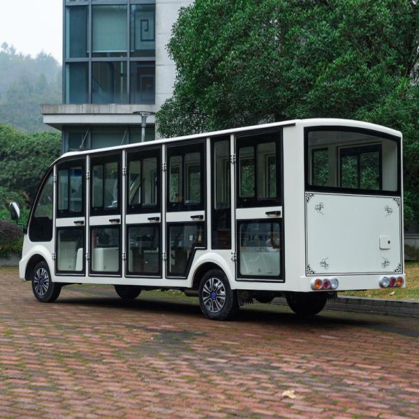 Enclosed Doors AC Motor Electric Cars 14 Seats Mini Sightseeing Bus Electric Carts