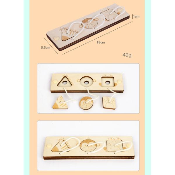 DIY Montessori Matching Sensory Activity Board Early Education Kid Learning