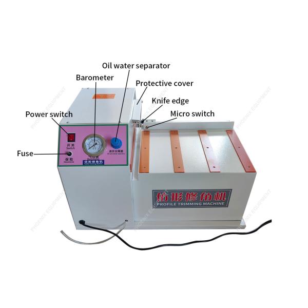 220V/50HZ Woodworking Edge End Round Corner Trimming Machine for Furniture Production