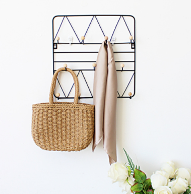 Rustproof 36x36cm Steel Clothes Rack For Bedroom