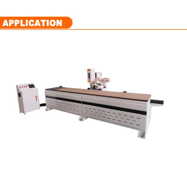 Advanced CNC Door Lock Hole Drilling Hinge Boring Machine with 750W Servo Motor x3