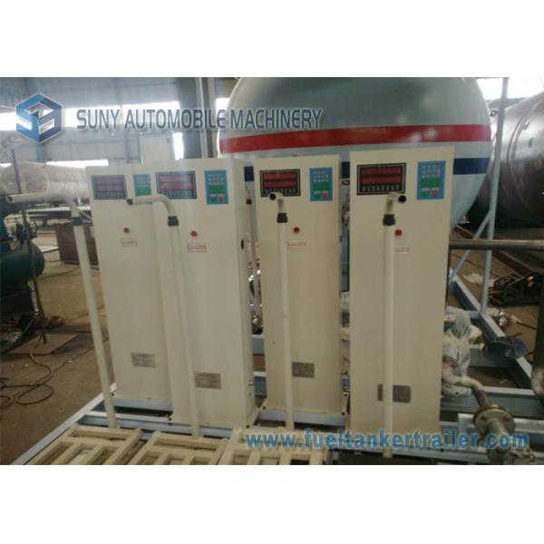 LPG truck tanker / LPG Tank Trailer 5 LPG Scale 50000 Liters Tank Volume