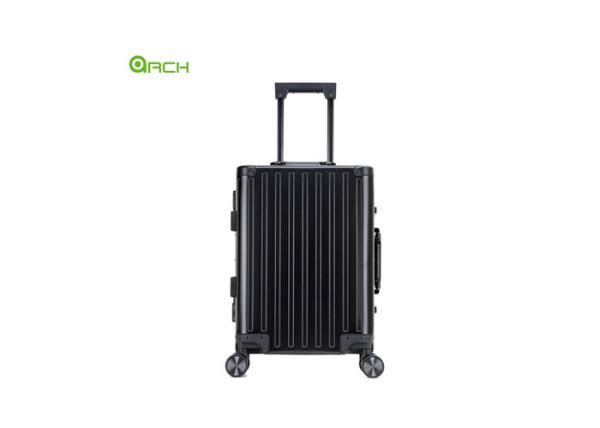 19.5 Aluminium Suitcase Hard Sided Luggage with Double Spinner Wheels