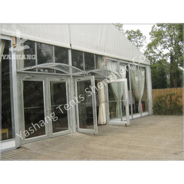 Heat Resistant Tent Accessories Height Customizable Fabric Door Glass Door Roller Gate
