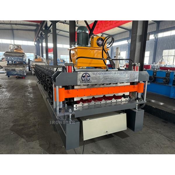 “5 Rib 7 Rib Double Deck 750 Roof Sheet Roll Forming Machine Malaysia Automatic Trapezoidal Metal Roofing Sheet Roll Former Machine”