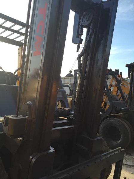 Used 5ton Tcm Forklift Trucks Fd50 / Japan Made Second Hand Fork Lift Trucks
