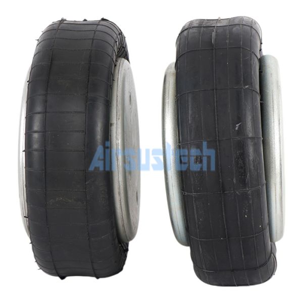 Firestone Helper Air Spring W013587460 Single Convoluted 3/8-16UNC Mounting Holes