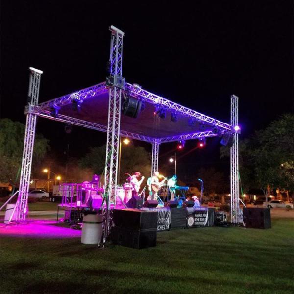 Truss de palco para concertos indoor e outdoor Fit 400 em prata ou preto com serviço OEM