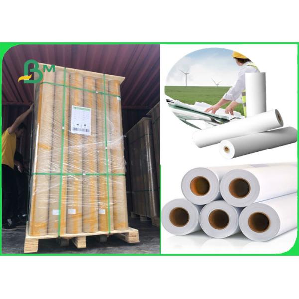 papel sem revestimento do resíduo metálico do revestimento do papel de plotador 70gsm do CAD do esboço 100gsm