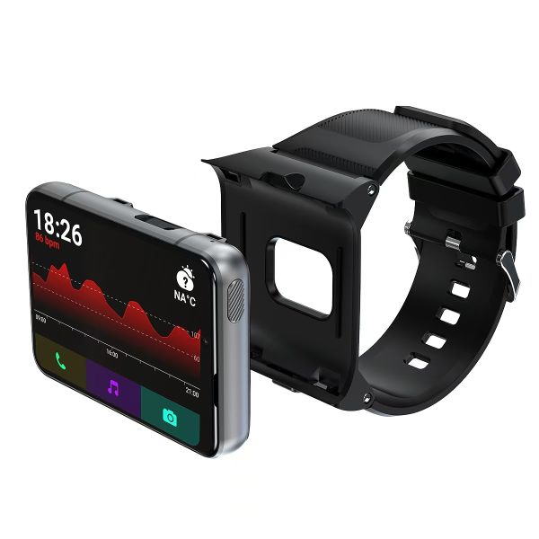 S999 2.88-Inch TFT Screen Smart Watch 4GB+64GB Storage HD Dual Camera Video Call WIFI 5G Compatibility 2300mAh Battery Email