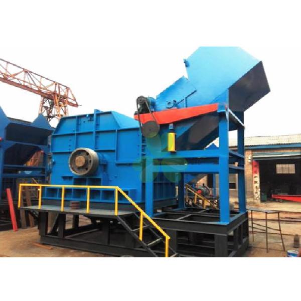 Blue Small Scrap Metal Crusher Machine For Beverage Cans / Paint Buckets