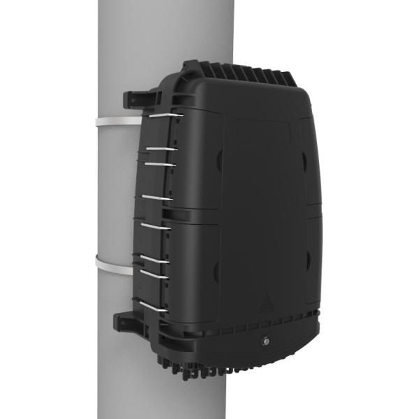 GFS-24QX Fiber Distribution Box IP68 378*255*116mm max 72cores 24 household aerial/wall/pole-mounted