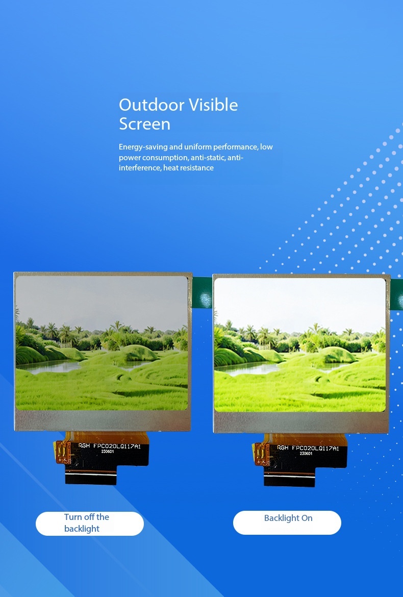 2.0 inch Transflective TFT Module with 240X320 Resolution and SPI Interface