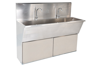 3 раковины мытья руки станции человека Multi, промышленная раковина нержавеющей стали